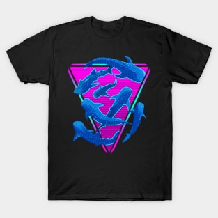 Retro Shark Whale T-Shirt